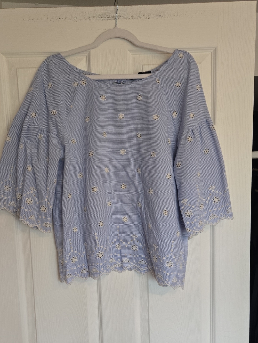 Striped boho with embroidery